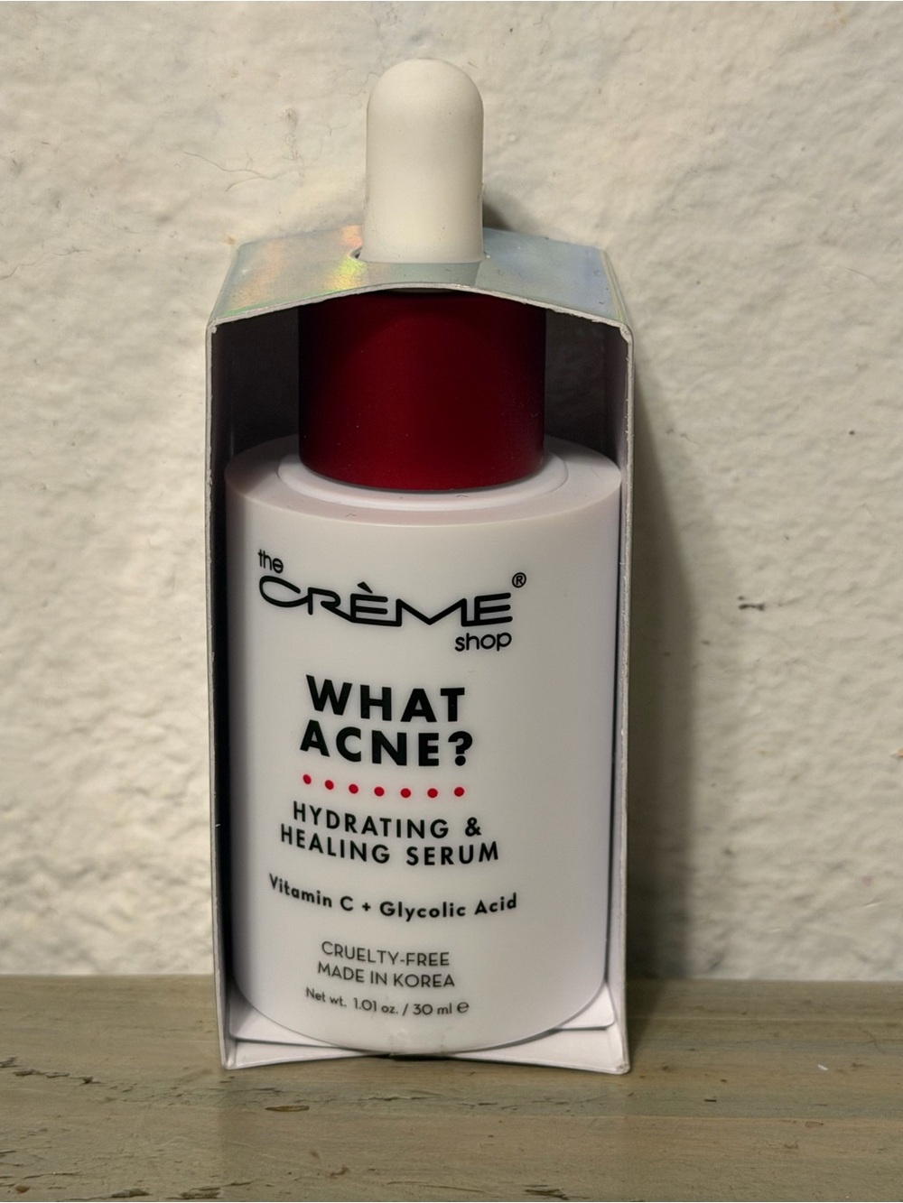 The Crème Shop What Acne? Hydrating & Healing Serum - White & Red